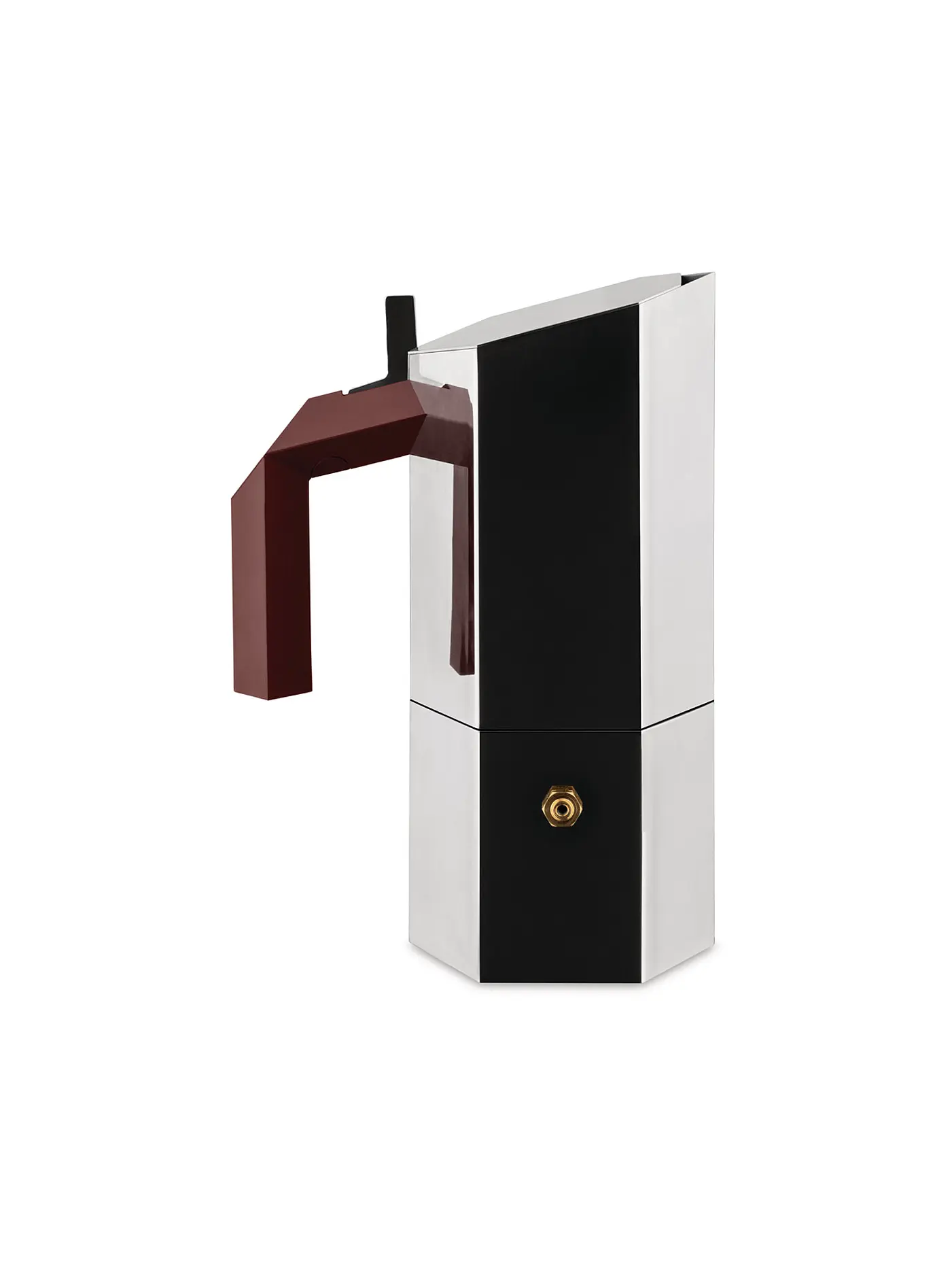 ALESSI | Espressokocher MENHIR 3 Tassen Edelstahl | 